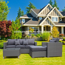2015 Outdoor rattan grey wicker furniture sofa